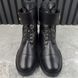 Wonderland Ranger Boots Twist Logo Cap Toe Black Leather