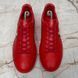 Luxembourg LV Logo Sneakers Red Leather