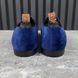 Jordaan Horsebit Loafers Blue Velour Velvet Fabric