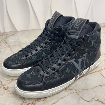 Charlie LV Monogram кросівки чорні денім 3265 фото