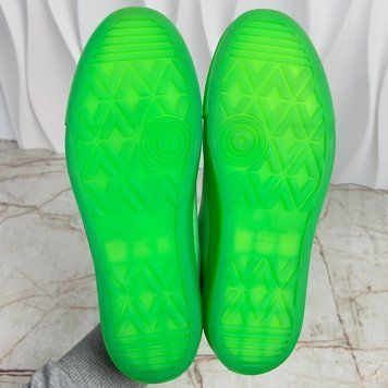 Tattoo Monogram Neon Green Fabric Sneaker
