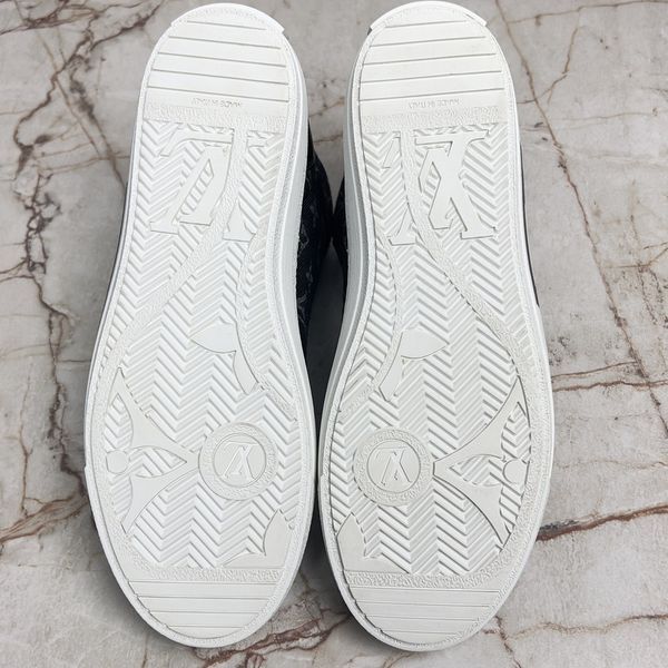 Charlie LV Monogram кросівки чорні денім 3265 фото