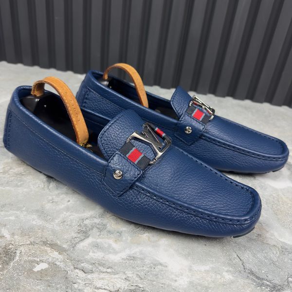 Monte Carlo men's moccasins blue