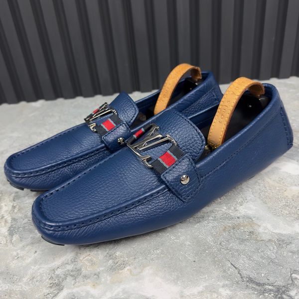 Monte Carlo men's moccasins blue