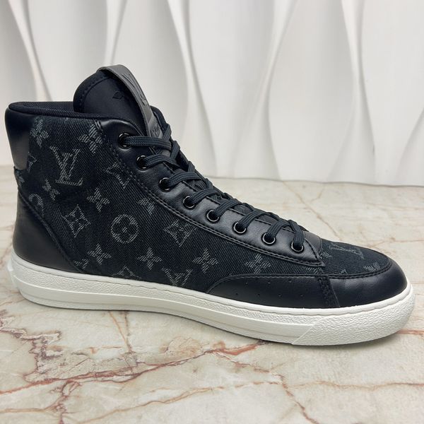 Charlie LV Monogram кросівки чорні денім 3265 фото