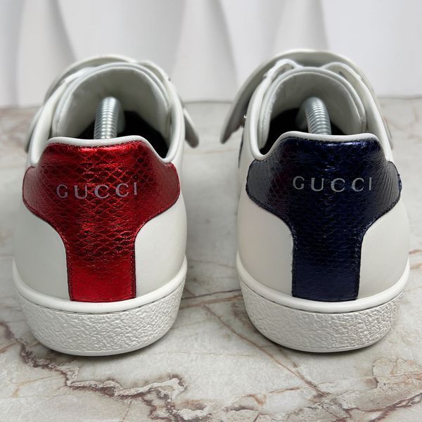 Ace Sneakers Blind For Love Patch Web White Leather