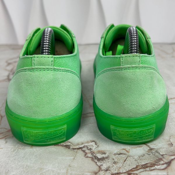 Tattoo Monogram Neon Green Fabric Sneaker