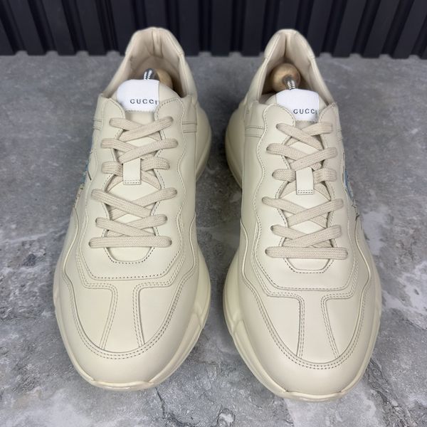 Rhyton Sneaker Donald Duck Printed Beige Leather