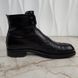 Monogram Combat Boots Perforated Black Leather