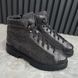 Hiking Boots Anfibio Harringbone Gray Wool Tweed