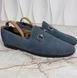 Horsebit Loafers Blue Suede