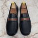 Web Moccasins GG Logo Black Leather