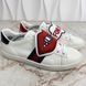 Ace Sneakers Blind For Love Patch Web White Leather