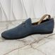 Horsebit Loafers Blue Suede