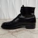 Monogram Combat Boots Perforated Black Leather