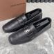 Monte Carlo Driving Moccasin Black Leather