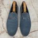 Horsebit Loafers Blue Suede
