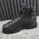 Hiking Boots Anfibio Harringbone Gray Wool Tweed