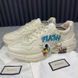 Rhyton Sneaker Donald Duck Printed Beige Leather