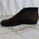 Ankle Chukka Boots Brown Suede Damier