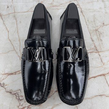 Monte Carlo Moccasins Black Patent Leather