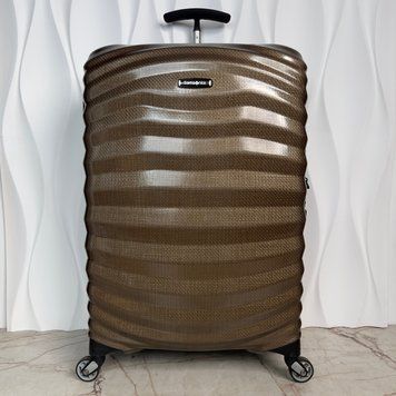 Lite-Shock Spinner валіза поліпропілен Curv 4 колеса колір Sand M 69 см 4126 фото