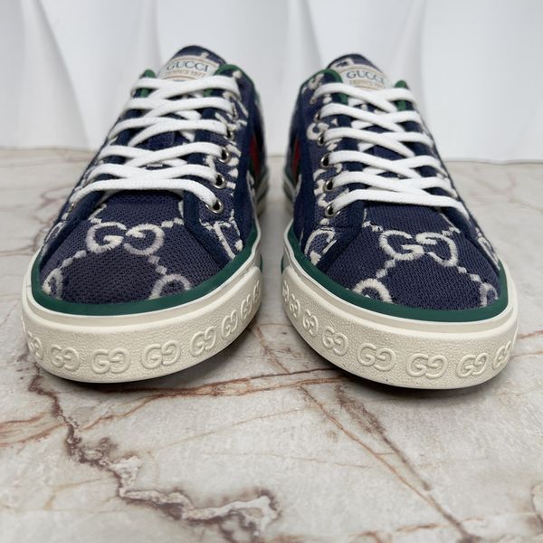 Tennis 1977 Web Monogram Sneakers Blue GG Canvas