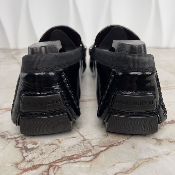 Monte Carlo Moccasins Black Patent Leather