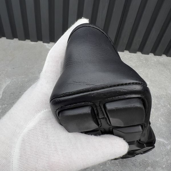 Double G Web Moccasins Black Leather