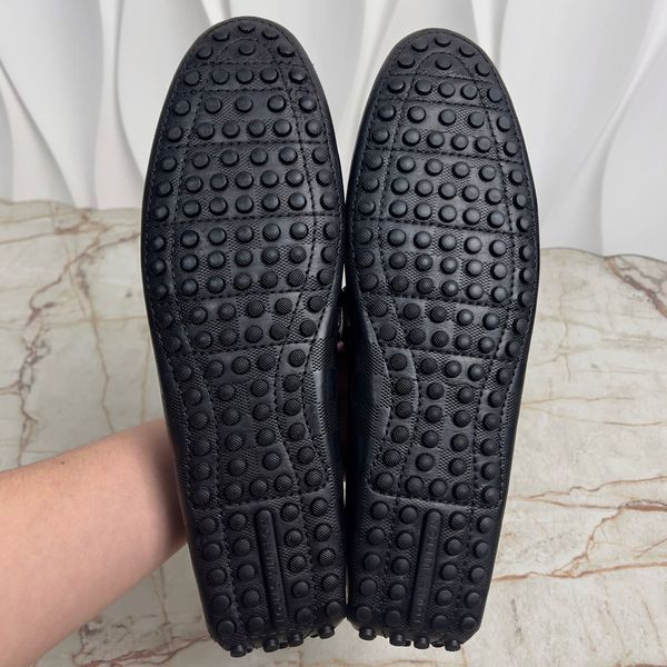 Hockenheim Driving Moccasin Damier Black Leather
