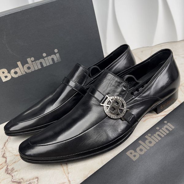 Класичне взуття лофери чорні шкіряні BDSHOES фото