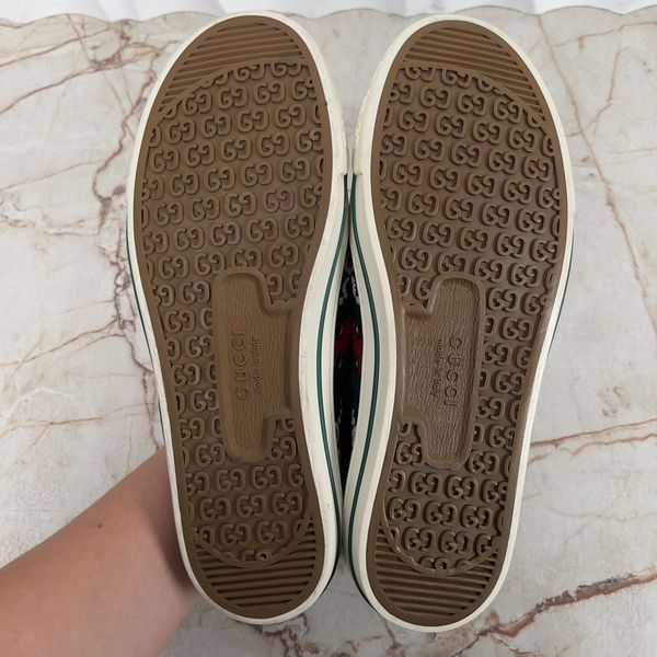Tennis 1977 Web Monogram Sneakers Blue GG Canvas