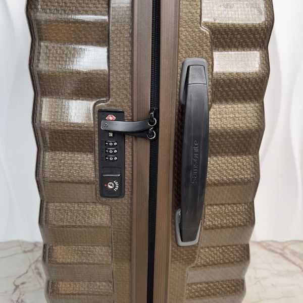 Lite-Shock Spinner валіза поліпропілен Curv 4 колеса колір Sand M 69 см 4126 фото
