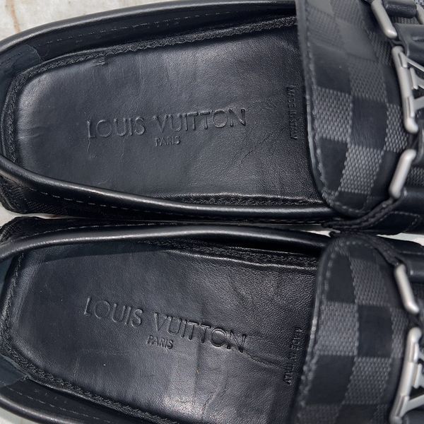 Hockenheim Driving Moccasin Damier Black Leather