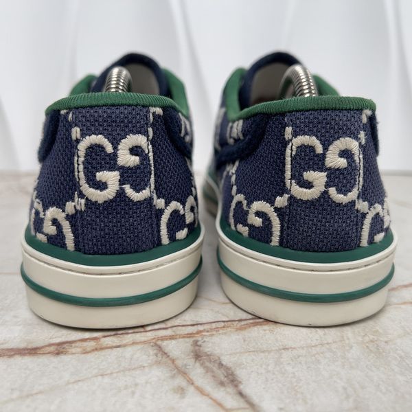 Tennis 1977 Web Monogram Sneakers Blue GG Canvas