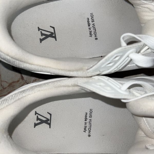 LV Trainer кросівки білі шкіряні 2711 фото
