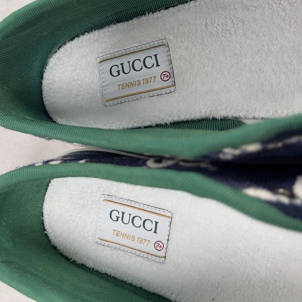 Tennis 1977 Web Monogram Sneakers Blue GG Canvas
