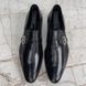 Класичне взуття лофери чорні шкіряні BDSHOES фото 5