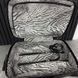 x Al.McQueen Suitcase Luggage Black Crocodile Embossed