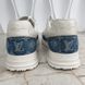 Run Away кросівки білі шкіряні Monogram Denim 3887 фото 2