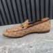 Jordaan Horsebit Loafers GG Signature Beige Ebony Canvas