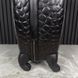x Al.McQueen Suitcase Luggage Black Crocodile Embossed