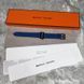 Apple Watch Hermes H Diagonal Blue Textured Epsom Leather 45 mm