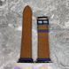 Apple Watch Hermes H Diagonal Blue Textured Epsom Leather 45 mm