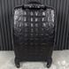 x Al.McQueen Suitcase Luggage Black Crocodile Embossed