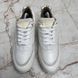 Sneakers Embossed Monogram Ivory Leather