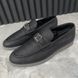 LV Estate Loafers Black Grained Leather