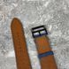 Apple Watch Hermes H Diagonal Blue Textured Epsom Leather 45 mm