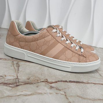 Ace Web GG Signature Canvas кросівки рожеві шкіряні 3839 фото