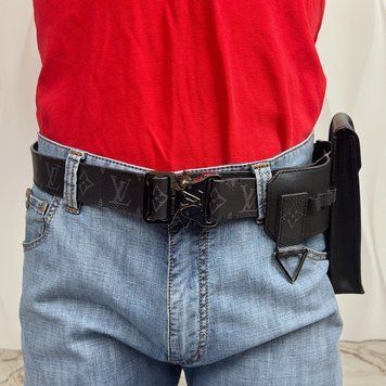Utility Weist Belt Monogram Eclipse Pounch 35 mm